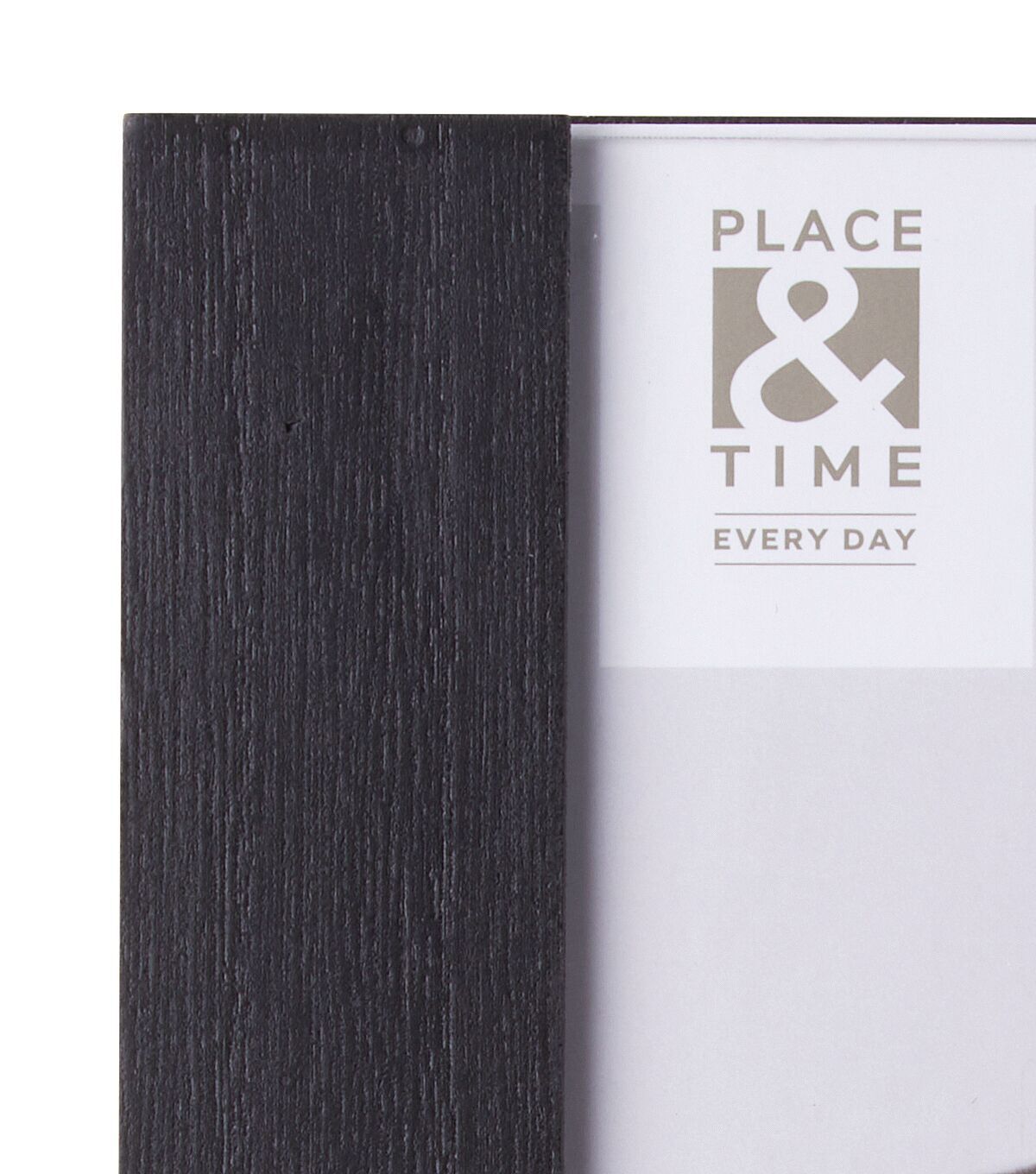 5 x 7 Black Acrylic L Shaped Base Tabletop Picture Frame by Place & Time